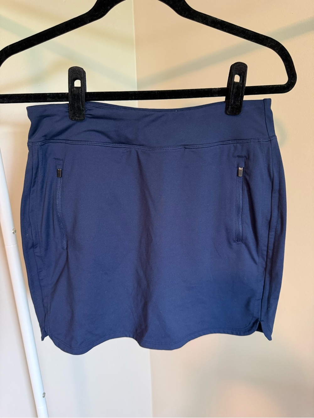 Women’s Navy Athletic Skort with Built-In Shorts - Size S